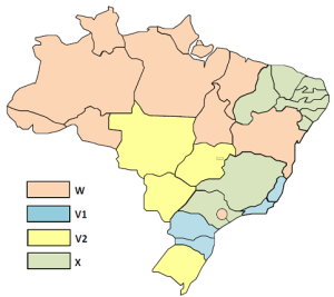 450 MHz Band Regions - Brazil