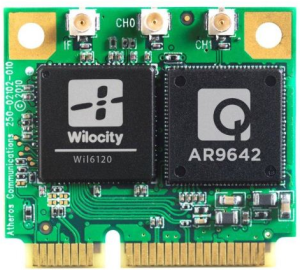 Tri-band 2.4/5/60 GHz wireless module from Wilocity / Qualcomm-Atheros